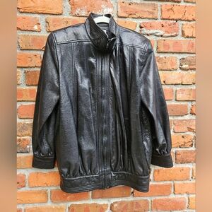Vintage Maxima for Saks Fifth Avenue leather jacket size S